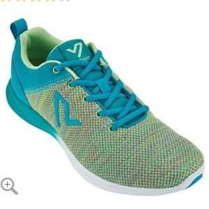 Vionic Orthotic Lace Up Flat Knit Sneakers Adley